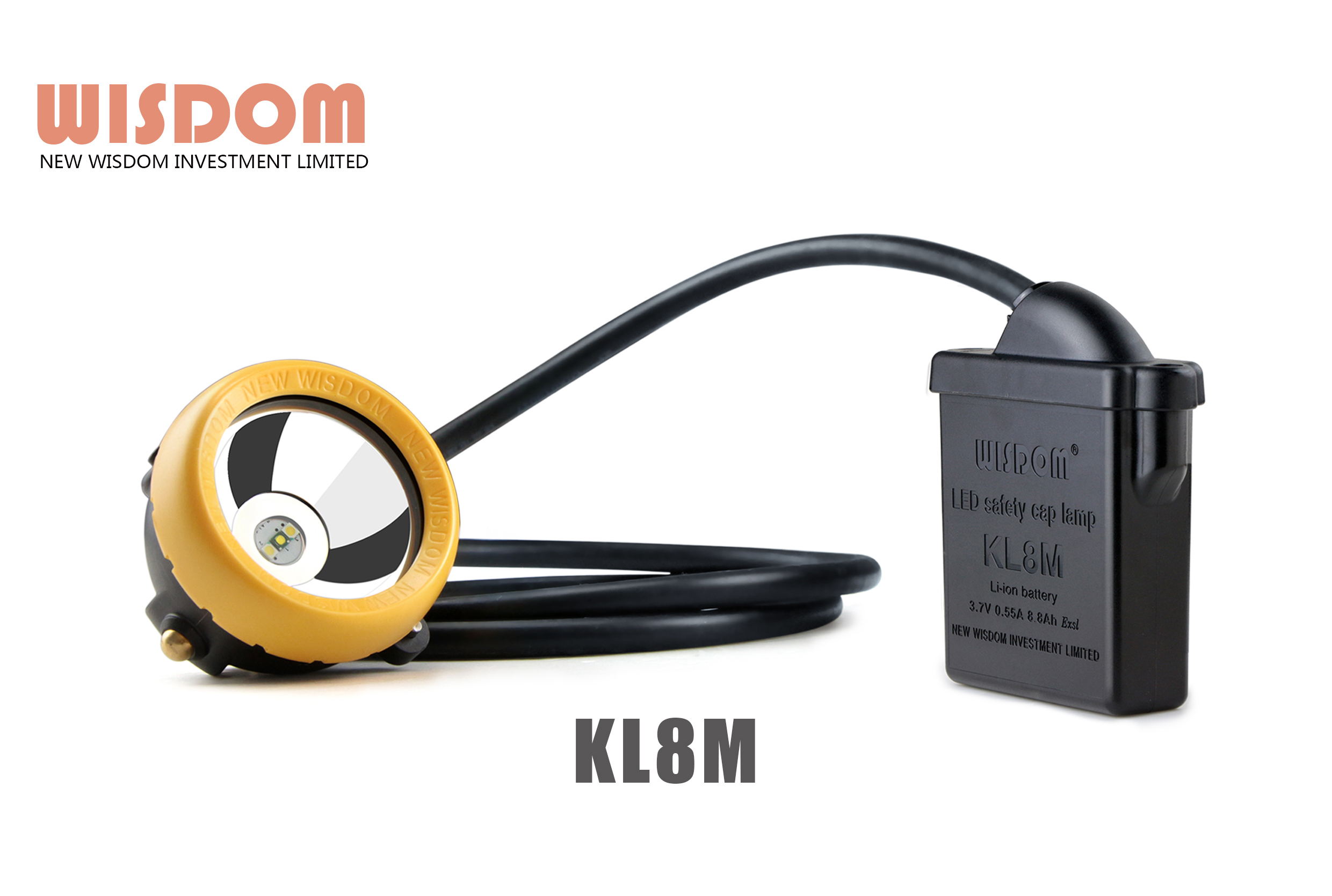 Official WISDOM KL8M Mining Lamp