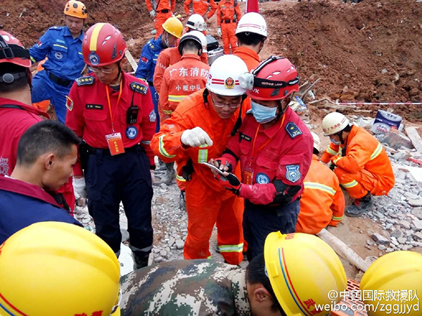 Present All-in-one Cap Lamps to Shenzhen Landslide Devastated Areas